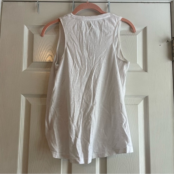 SO Small White Tank Top Side Tie Front Pocket - Picture 5 of 7